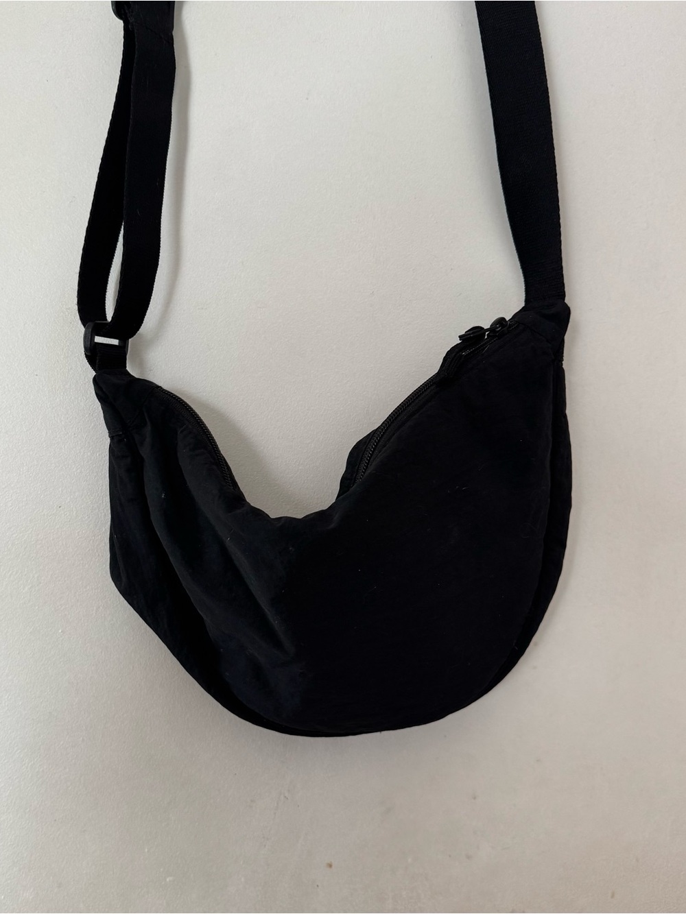 Uniqlo Black Crescent Crossbody Bag